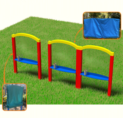 Развивающий уличный модуль Художественный экран