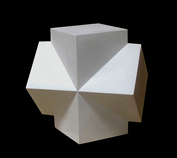 Гипсовая модель Параллелепипед сечение