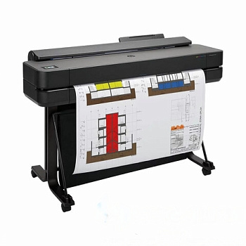 Плоттер HP DesignJet T650 36" (5HB10A), A0, Wi-Fi, сетевая карта, с подставкой