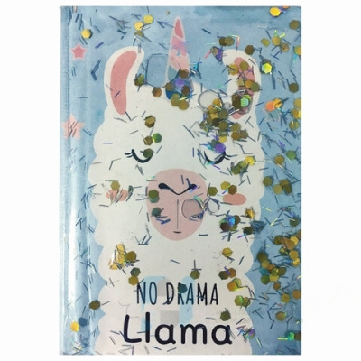 Блокнот с гелевой обложкой МАЛЫЙ ФОРМАТ (110х145 мм) А6, 56 л., скоба, клетка, CENTRUM, "Лама", 90239