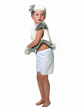 Детский карнавальный костюм Зайчонок (рост от 104 до 146 см)