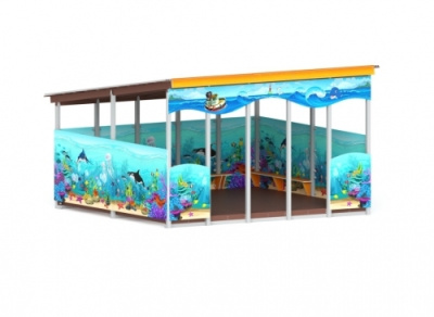 Теневой навес (веранда) Аква