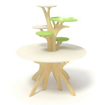 Стол детский с полками (d 1100, высота 1321 мм)