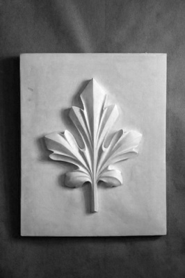 Гипсовая модель Лист