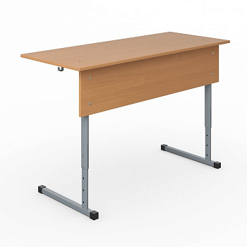 Стол ученический Комфорт 2-местный регулируемый (ЛДСП) 3-7г.р. прям.