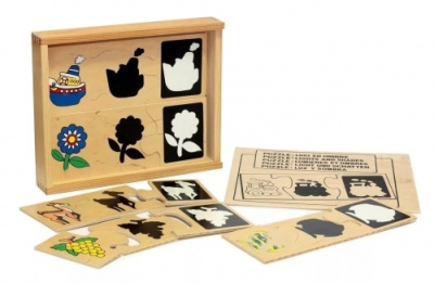 Развивающее дидактическое пособие-пазл Свет и тени