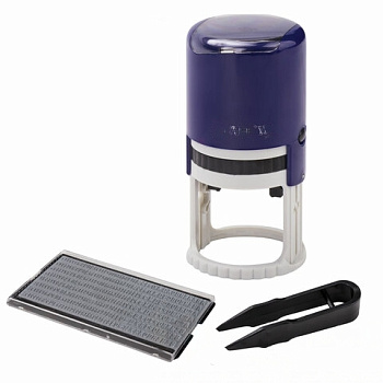 Печать самонаборная STAFF, 2 круга, оттиск D=40, "Printer 8020", КАССА В КОМПЛЕКТЕ, 237439