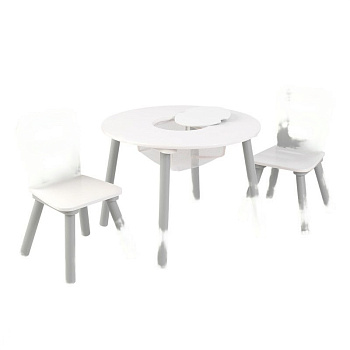 Стол + 2 стула "Сердце"