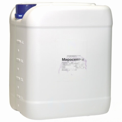 Антисептик для рук спиртосодержащий (60%) 5л МИРОСЕПТИК, дезинфицирующий, жидкость