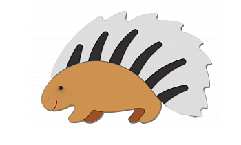 Настенная декорация Дикобраз