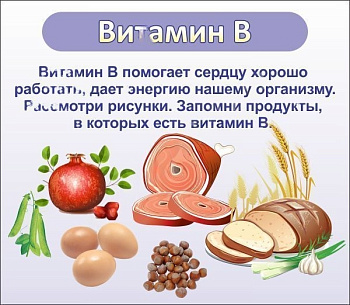 Стенд Витамин В, 0,4*0,39м