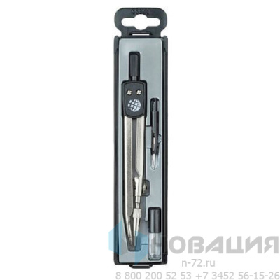 Готовальня 3 предмета, пластиковый пенал, GLOBUS, НЧ3-30-30