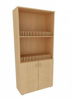 Шкаф с полками для журналов и пособий, 850х450х2010 мм