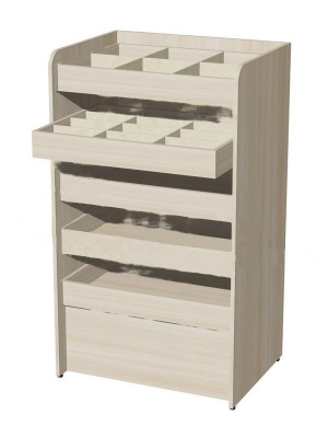 Стойка хранения мультимедиа, 710х558х1300 мм