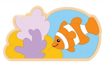 Настенная декорация Рыбка и коралл