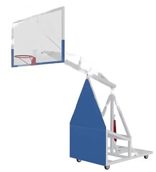 Стойка баскетбольная мобильная с выносом щита