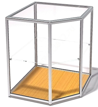 Витрина демонстрационная ПДА-01/07уа1 (аквариум), серия еврошоп