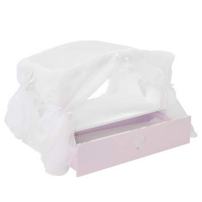 Кроватка с бельевым ящиком Серии "Любимая кукла" Мини, цвет Элис/Мия