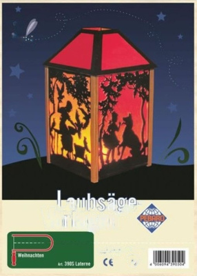 Заготовка из фанеры Фонарик для выпиливания лобзиком