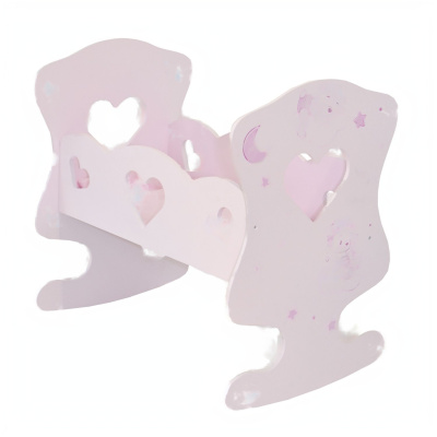 Кроватка-люлька серии "Лаки", цвет Розовый Мини