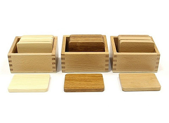 Монтессори материал "Ящики с весовыми табличками"