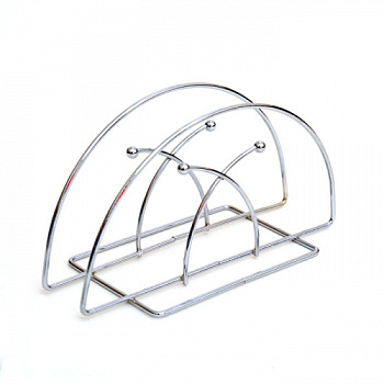 Салфетница хромированная