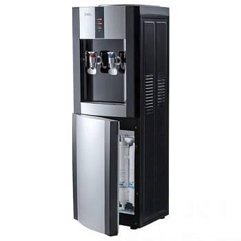 Пурифайер для воды AEL LC-AEL-47s, напольный, НАГРЕВ/ОХЛАЖДЕНИЕ КОМПРЕССОРНОЕ, 2 крана, черный/серебро, 00312