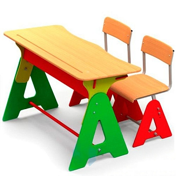 Комплект двухместный регулируемый Азбука