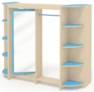 Уголок ряжения для детей, двусторонний