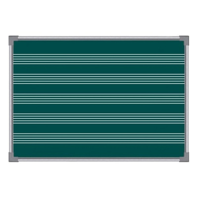 Доска 1-элементная меловая магнитная, нотный стан 1х1,5м