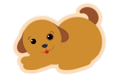 Настенная декорация Щенок