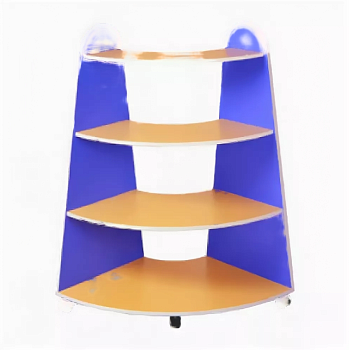 Стеллаж для зонирования угловой