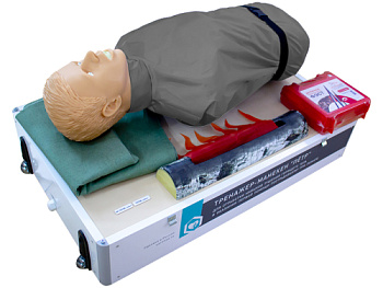 Тренажер-манекен  для отработки навыков тушения горящего тела и оказания первой помощи