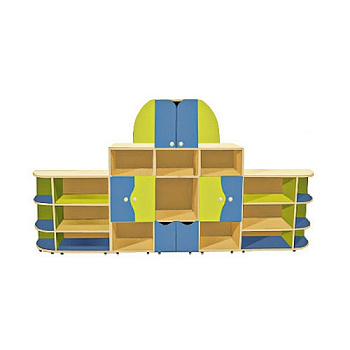 Стенка для игрушек Волна