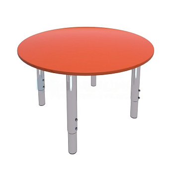 Стол детский Круглый на металлических ножках (0-3 р.гр.)