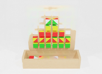 Развивающая панель Кубо-мозаика