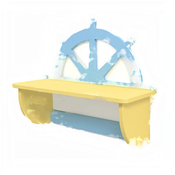 Полка детская Штурвал