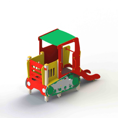 Игровой элемент Трактор с горкой