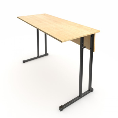 Стол ученический Стандарт 2-местный (ЛДСП) прям.