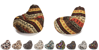 Кресло-мешок (жаккардовая узорчатая ткань)