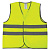 Жилет сигнальный ГОСТ, 2 светоотражающие полосы, ЛИМОННЫЙ, XL (52-54), ПЛОТНЫЙ, ГРАНДМАСТЕР, 610834