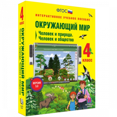 Пособие для интерактивной доски Окружающий мир 4 класс. Человек и природа. Человек и общество