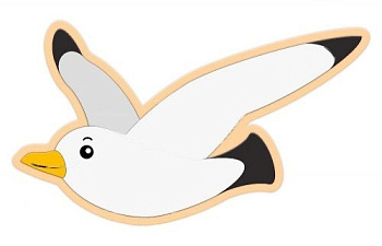 Настенная декорация Чайка