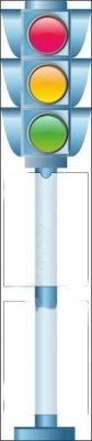 Стенд Светофор, 0,25*1,2м