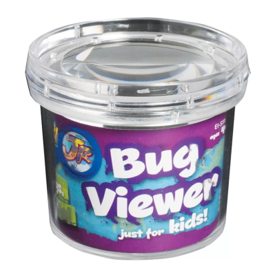 Баночка для изучения насекомых с увеличительным стеклом