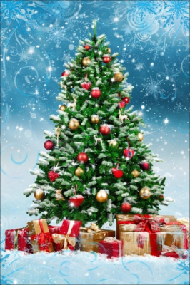 Баннер Новогодний, 2х3 м