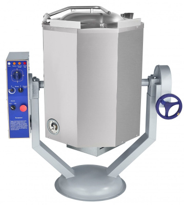 Котел пищеварочный электрический с ручным опрокидыванием, 60л