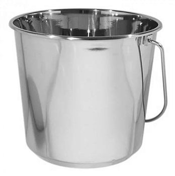 Ведро без крышки 12 л, нержавеющая сталь