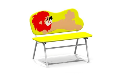 Скамейка Львенок