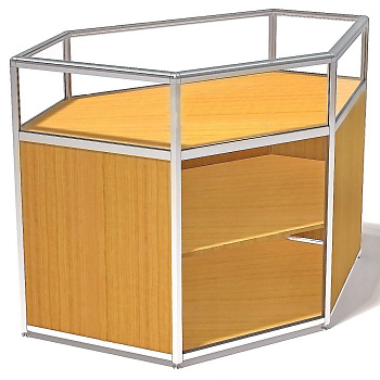 Витрина демонстрационная ПДА-03/12, серия еврошоп